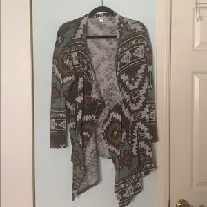 Aztec print sweater